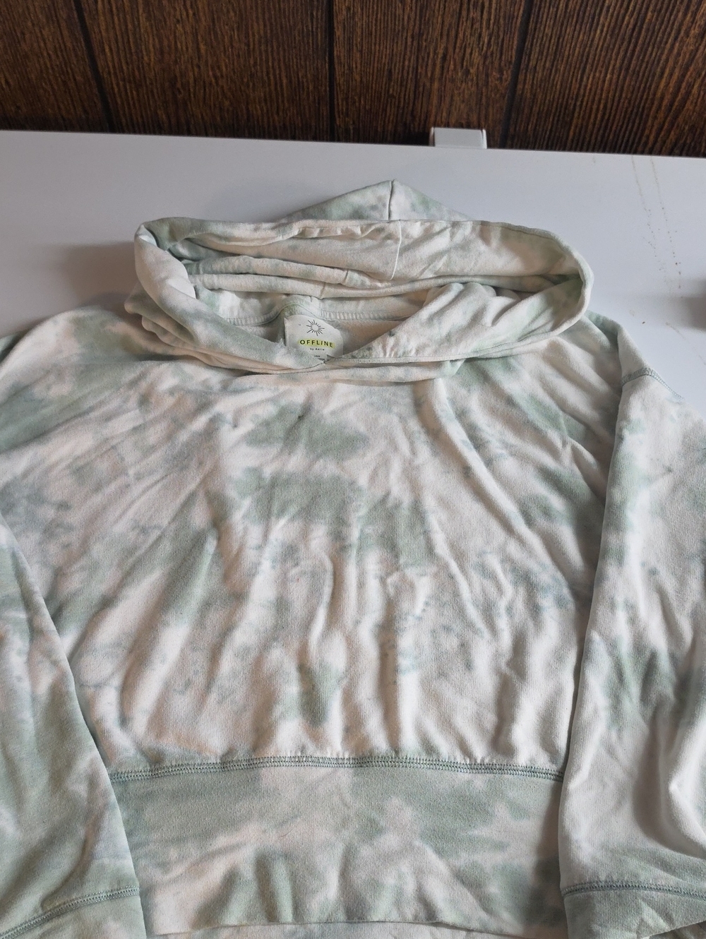 OFFLINE Mint Green Tie-Dye Hoodie Sweatshirt - Women's